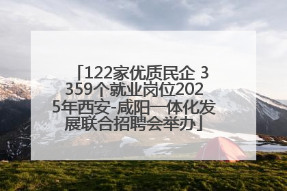 122家优质民企 3359个就业岗位2025年西安-咸阳一体化发展联合招聘会举办