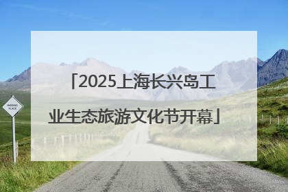 2025上海长兴岛工业生态旅游文化节开幕