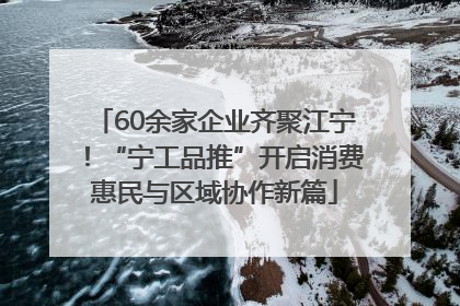 60余家企业齐聚江宁！“宁工品推”开启消费惠民与区域协作新篇